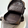 Crazy Horse Leather Large Sling Bag for Men by MiamiLeathers.com