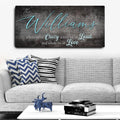 Crazy Lousd Lave Family Name Sign by Tailored Canvases