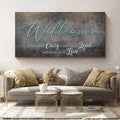 Crazy Lousd Lave Family Name Sign by Tailored Canvases