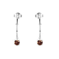 Created Alexandrite Hoop Earrings by Fine Color Jewels