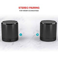 Creative Metallix Portable Mini Speaker - Black (Refurbished) by DailySale