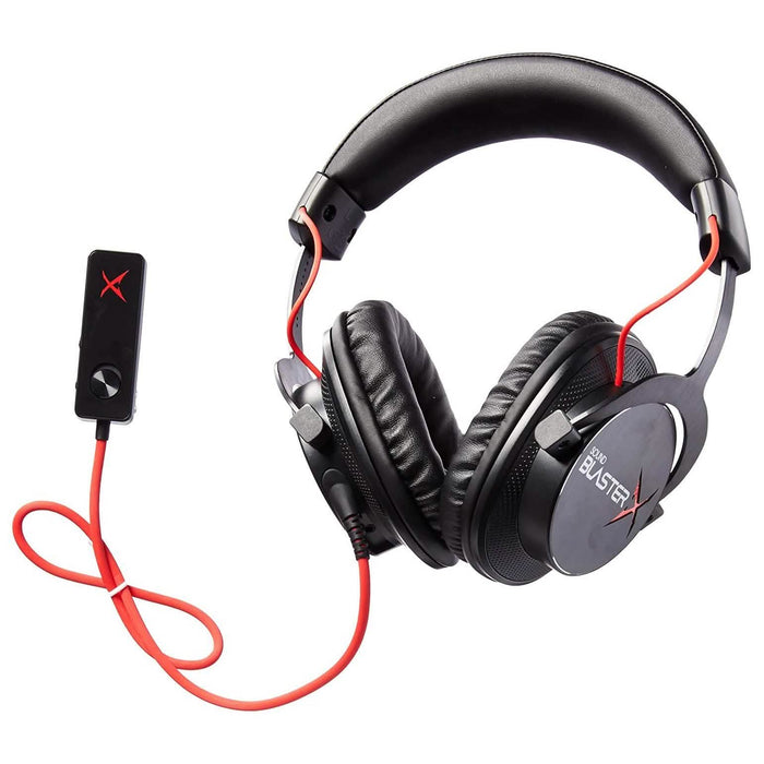 Creative Sound BlasterX H7 Tournament Edition 7.1 Gaming Headset - Black (Refurbished) by DailySale