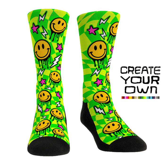 Creator Studio - Checkerboard Smiley by Rock 'Em Socks