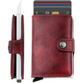 Credit Card Holder RFID Blocking Genuine Leather Vintage Aluminum Business Wallet by DailySale