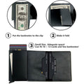Credit Card Holder RFID Blocking Genuine Leather Vintage Aluminum Business Wallet by DailySale