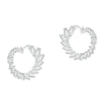 Crescent Moon Earrings Made With Crystals by DailySale