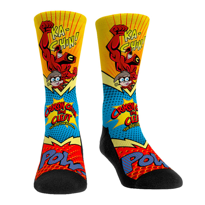 Fairly OddParents - Crimson Chin and Cleft by Rock 'Em Socks