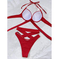 Criss Cross Wrap Push Up Bikini Swimsuit by DailySale