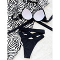 Criss Cross Wrap Push Up Bikini Swimsuit by DailySale