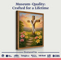 Cross and Flowers Faith Wall Art II by Tailored Canvases