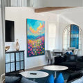Cross Floral Field Faith Wall Art III by Tailored Canvases
