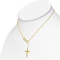 Cross Lariat Necklace by DailySale