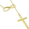 Cross Lariat Necklace