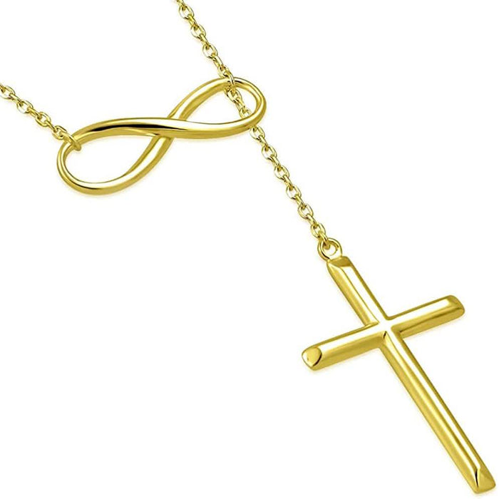Cross Lariat Necklace by DailySale