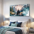 Cross On A Hill Faith Wall Art by Tailored Canvases