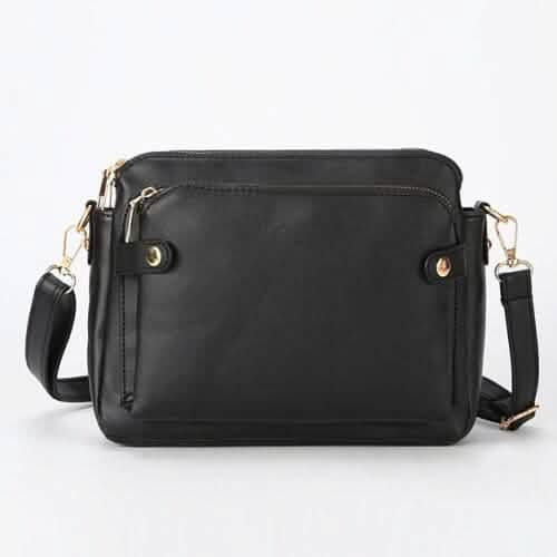 Crossbody Leather Shoulder Bag and Clutch by DailySale