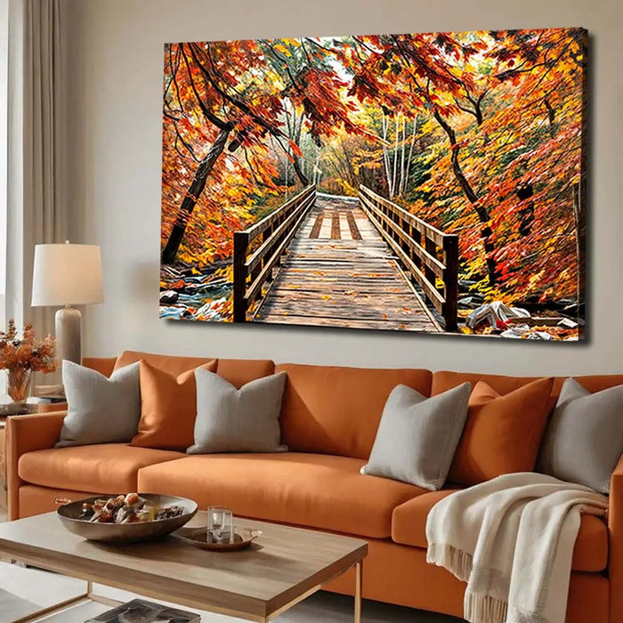 Crossing Autumn Wall Art by Tailored Canvases