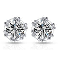 Crown Designed Stud Earring with Cubic Zirconia Stones by DailySale