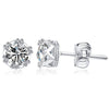 Crown Designed Stud Earring with Cubic Zirconia Stones