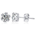 Crown Designed Stud Earring with Cubic Zirconia Stones by DailySale