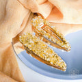 Crown of Prosperity - Citrine Hair Clips (2 pieces) by Conscious Items