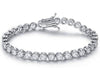 Crown Tennis Bracelet Made with Swarovski Elements