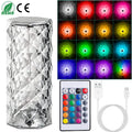 Crystal Diamond Rose Table Lamp by DailySale
