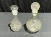 Crystal Glass Whiskey Decanter Set of 2 with Stopper