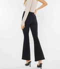 Crystal High Rise Petite Bootcut Jeans - Black by Boutique 23