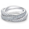Crystal Rolling Eternity Ring