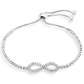 Cubic Zirconia Charm Bracelet - Assorted Sizes by DailySale