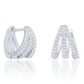 Cubic Zirconia Claw Design Earrings by DailySale