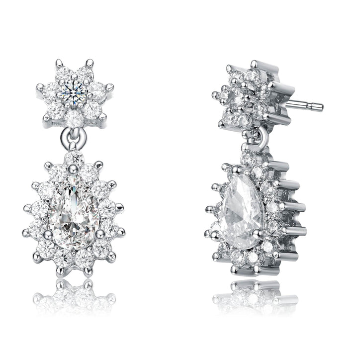Cubic Zirconia Drop Earrings by DailySale