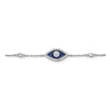 Cubic Zirconia Enamel Evil Eye Bracelet