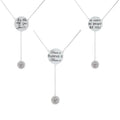 Cubic Zirconia Engraved Inspirational Necklaces by DailySale