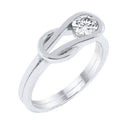 Cubic Zirconia Love Knot Ring by DailySale