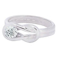 Cubic Zirconia Love Knot Ring by DailySale