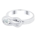 Cubic Zirconia Love Knot Ring by DailySale
