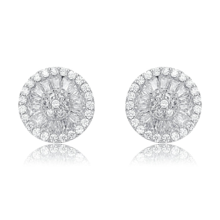 Cubic Zirconia Stud Earrings by DailySale