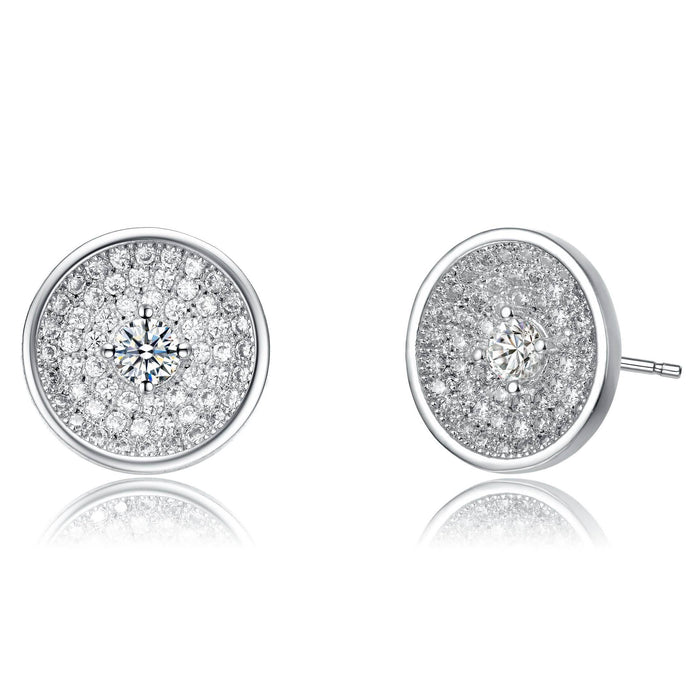 Cubic Zirconia Stud Earrings by DailySale