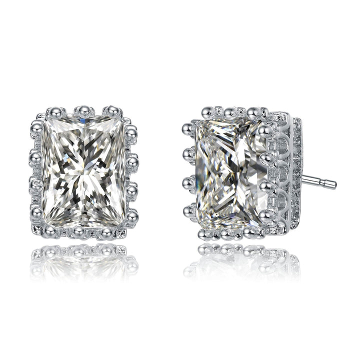 Cubic Zirconia Stud Earrings by DailySale