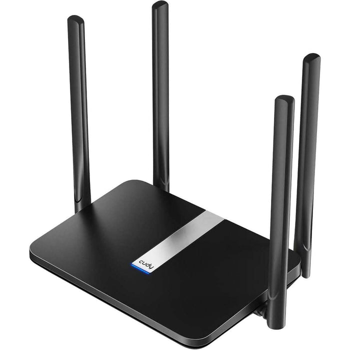 Cudy LT500D AC1200 Dual Band Unlocked 4G LTE 4-Port WiFi Router (Refurbished) by DailySale