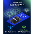 Cudy New AC1200 Dual Band Unlocked 4G LTE Modem Router with Sim Card Slot (Refurbished) by DailySale