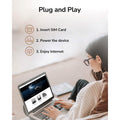 Cudy New AC1200 Dual Band Unlocked 4G LTE Modem Router with Sim Card Slot (Refurbished) by DailySale