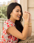Turquoise Studded Cuff by Christina Greene