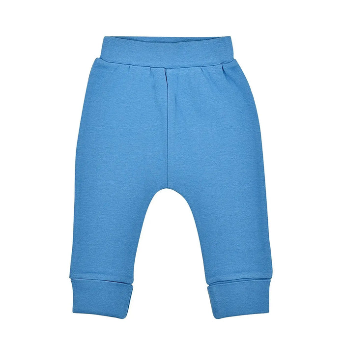 cuffed pants | ripple blue by Finn + Emma