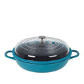 Curtis Stone 4-Quart Cast Aluminum Pan with Glass Lid (Refurbished) by DailySale