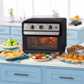 Curtis Stone Dura-Electric 1700-Watt 22L Air Fryer Oven with Rotisserie (Refurbished) by DailySale
