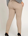 Curvy Mid-Rise Hyperstretch Skinny - Tea Leaf by Boutique 23