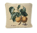 DaDa Bedding Apricot Fruit Elegant Accent Throw Pillow Cushion Cover - 1-Piece - 18" by DaDalogy Bedding Collection